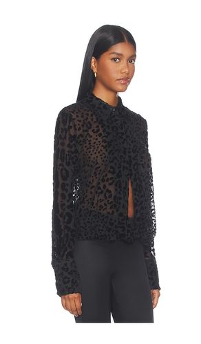 Vivi Leopard Burnout Blouse in . - size L (also in M, S, XS) - Eterne - Modalova