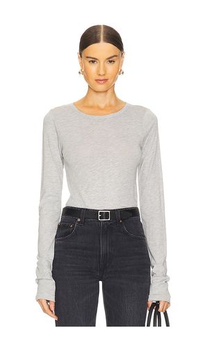 Long Sleeve Baby Tee in Grey. - size XL (also in XS) - Eterne - Modalova