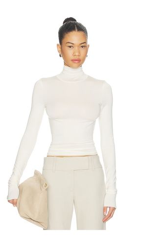 Fitted Turtleneck Top in Cream in . Size M. Also in XL - Eterne - Modalova