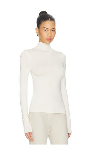 Fitted Turtleneck Top in Cream in . Size M. Also in XL - Eterne - Modalova