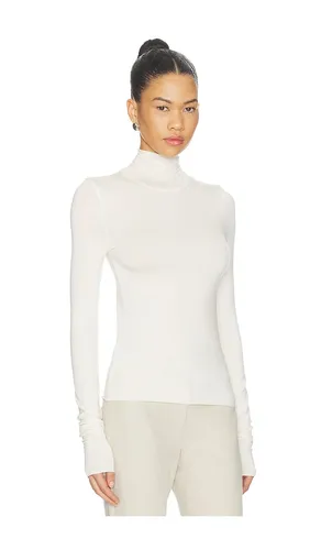 Fitted Turtleneck Top in Cream in . Size XL. Also in XS - Eterne - Modalova
