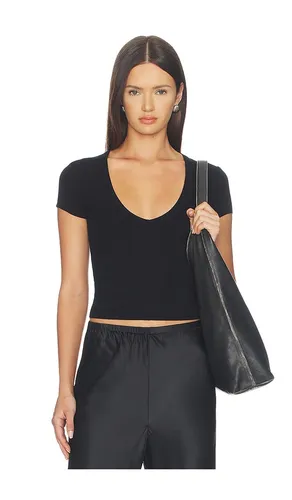 Short Sleeve V-neck Baby Tee in . - size L (also in S) - Eterne - Modalova