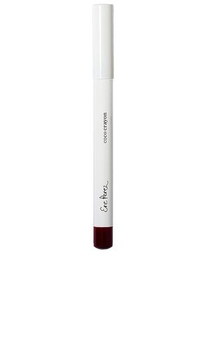 Lápiz labial coco crayon en color burgundy talla all - Ere Perez - Modalova
