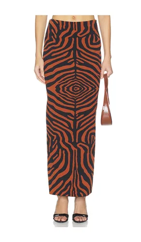 Oaklynn Knit Midi Skirt in Brown. - size S (also in XS) - ET OCHS - Modalova