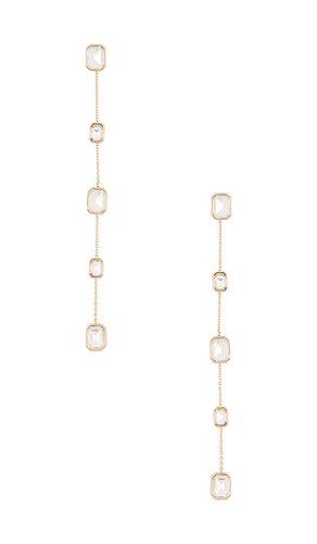 Drop earrings in color metallic silver size all - Ettika - Modalova
