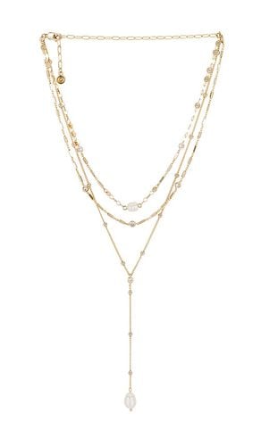 Forever 18k Gold Plated Multi-chain Choker in Metallic Gold - Ettika - Modalova