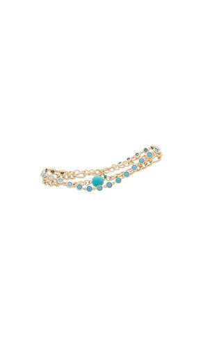 Ettika Anklet Set in Teal - Ettika - Modalova