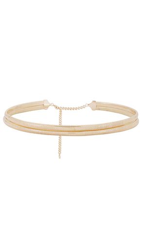 Wrap Around Flex Snake Chain Belt in Metallic - Ettika - Modalova