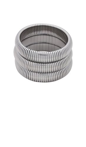 Flex Snake Chain Stretch Bracelet Set in - Ettika - Modalova