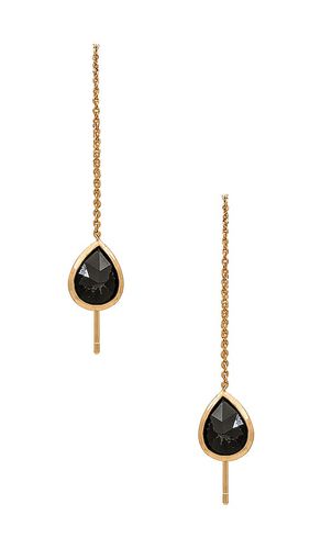 Threader Earrings in Metallic - Ettika - Modalova