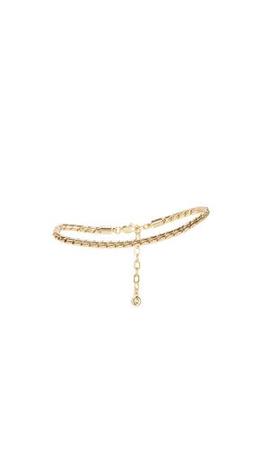 Twisted Rope Chain Anklet in Metallic - Ettika - Modalova