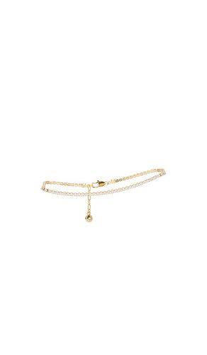 Single Crystal Band Anklet in Metallic - Ettika - Modalova