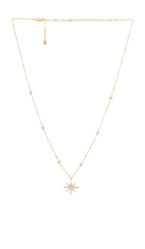 Starburst Pendant Necklace in Metallic Gold - Ettika - Modalova