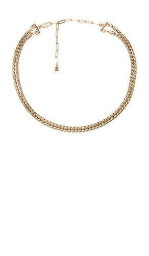 Double Twisted Rope Chain Necklace in Metallic - Ettika - Modalova