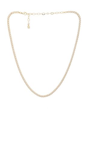 Dainty Marquise Tennis Chain Necklace in Metallic - Ettika - Modalova