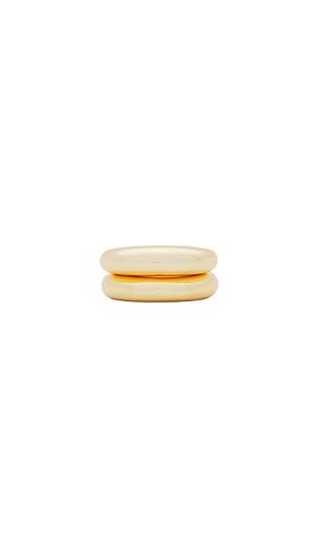 Modern Dome Ring Set in Metallic . - size 5 (also in 6, 7, 8) - Ettika - Modalova