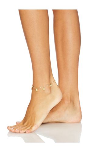 Shell Anklet in Metallic - Ettika - Modalova