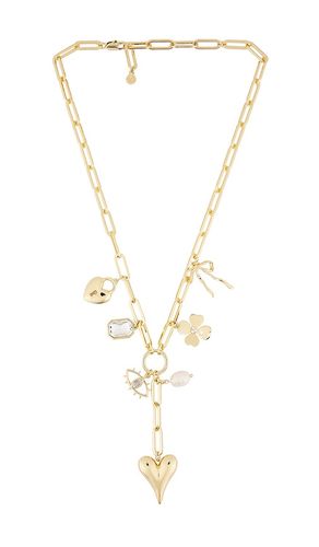 X REVOLVE Lariat Charm Necklace in Metallic - Ettika - Modalova