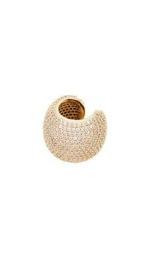 Crystal Statement Chunky Ear Cuff in - Ettika - Modalova