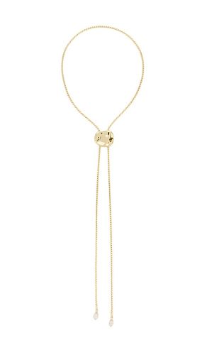 Liquid Lux Bolo Lariat Necklace in Metallic - Ettika - Modalova