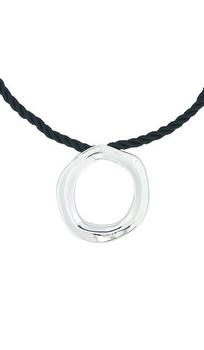 Open Circle Silk Necklace in - Ettika - Modalova