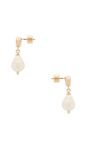 Simple Pearl Drop Earrings in - Ettika - Modalova