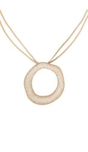 Open Circle Pave Necklace in - Ettika - Modalova