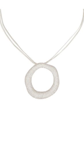 Open Circle Pave Necklace in - Ettika - Modalova