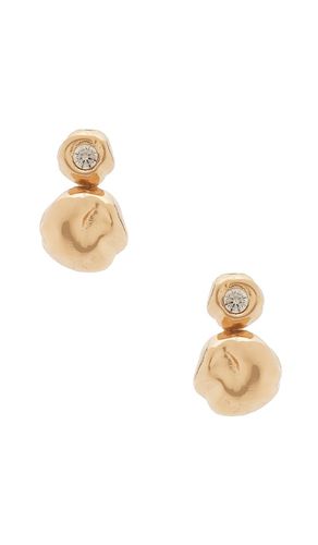 Molten mini stud earrings in color metallic size all - Ettika - Modalova