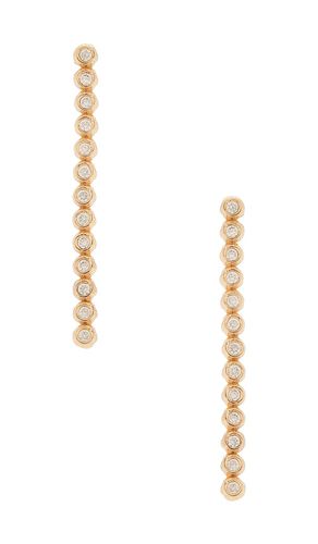 Molten sparkle linear earrings in color metallic size all - Ettika - Modalova