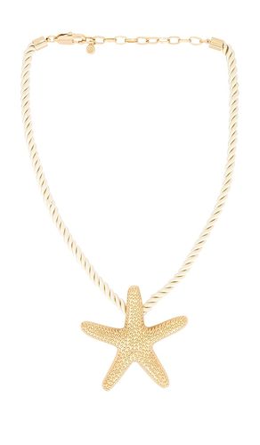 Starfish Statement Pendant Necklace in Metallic - Ettika - Modalova