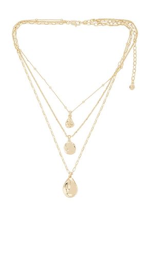 Circle Flow Layered Necklace Set in - Ettika - Modalova