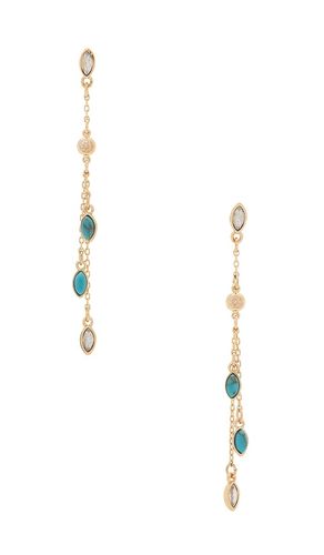 Turquoise Cascade Earrings in - Ettika - Modalova