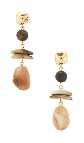 Solstice stone earrings in color size all - Ettika - Modalova