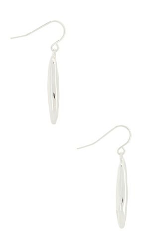 Hammered Oval Drop Earrings in - Ettika - Modalova