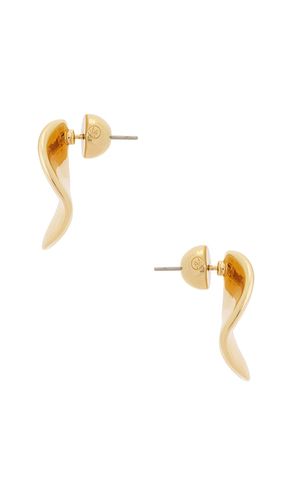 Molten Disc Stud Earrings in - Ettika - Modalova