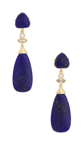 Lapis Solstice Drop Earrings in - Ettika - Modalova