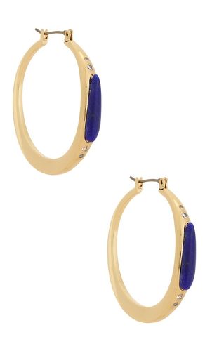 Lapis Solstice Hoops in - Ettika - Modalova