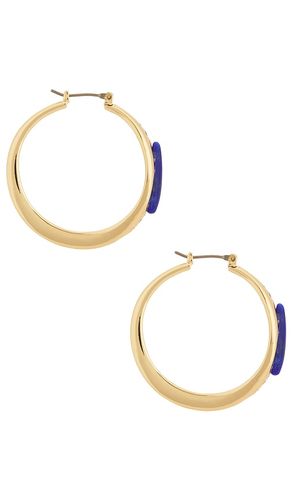 Lapis Solstice Hoops in - Ettika - Modalova
