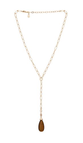Teardrop Stone Lariat in - Ettika - Modalova