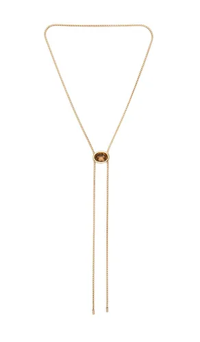 Crystal Bezel Bolo Necklace in - Ettika - Modalova