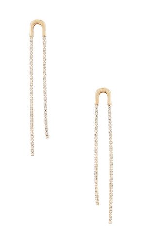 Double Chain Drop Earrings in - Ettika - Modalova