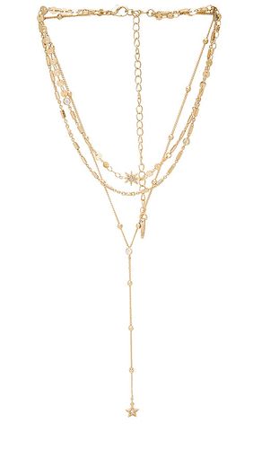 Forever Falling Multi-Chain Lariat Choker in - Ettika - Modalova