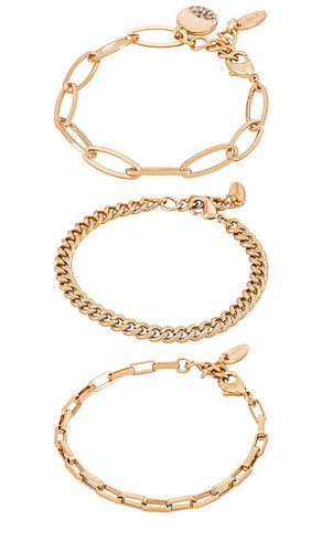 Chain Bracelet Set in - Ettika - Modalova