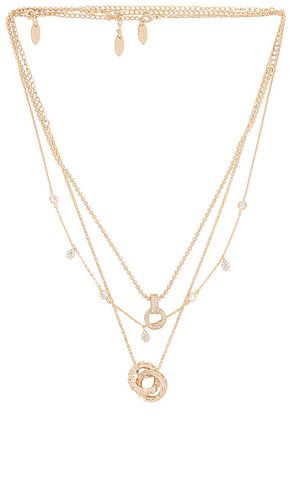 Layered pendant necklace in color metallic size all in - Metallic . Size all - Ettika - Modalova