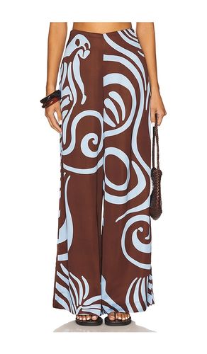 Senda Pants in Brown. - size L (also in M, S, XS) - Eugenia Fernandez - Modalova