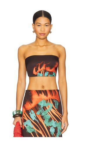 Linus Crop Top in Brown. - size L (also in M, S, XL, XS) - Eugenia Fernandez - Modalova