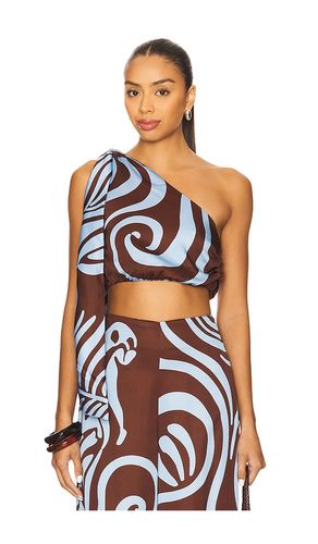 Dara Top in Brown. - size L (also in M, S, XS) - Eugenia Fernandez - Modalova