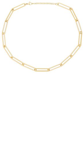 Collar lainey paperclip chain en color oro metálico talla all en - Metallic Gold. Talla all - Ellie Vail - Modalova