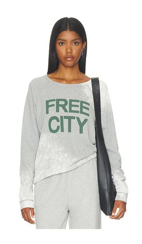 Bleachout Sweatshirt in Grey. - size M (also in S) - Free City - Modalova